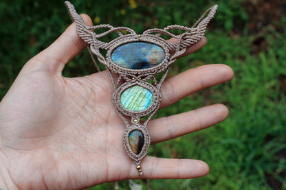 Labradorite necklace