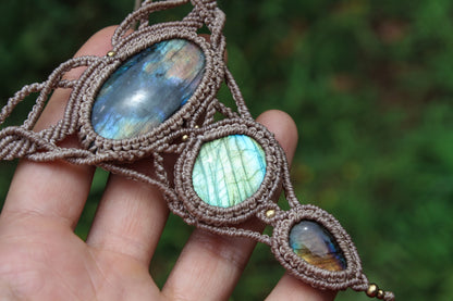 Labradorite necklace