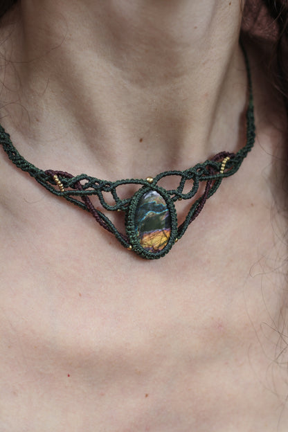 Fairy necklace | Labradorite