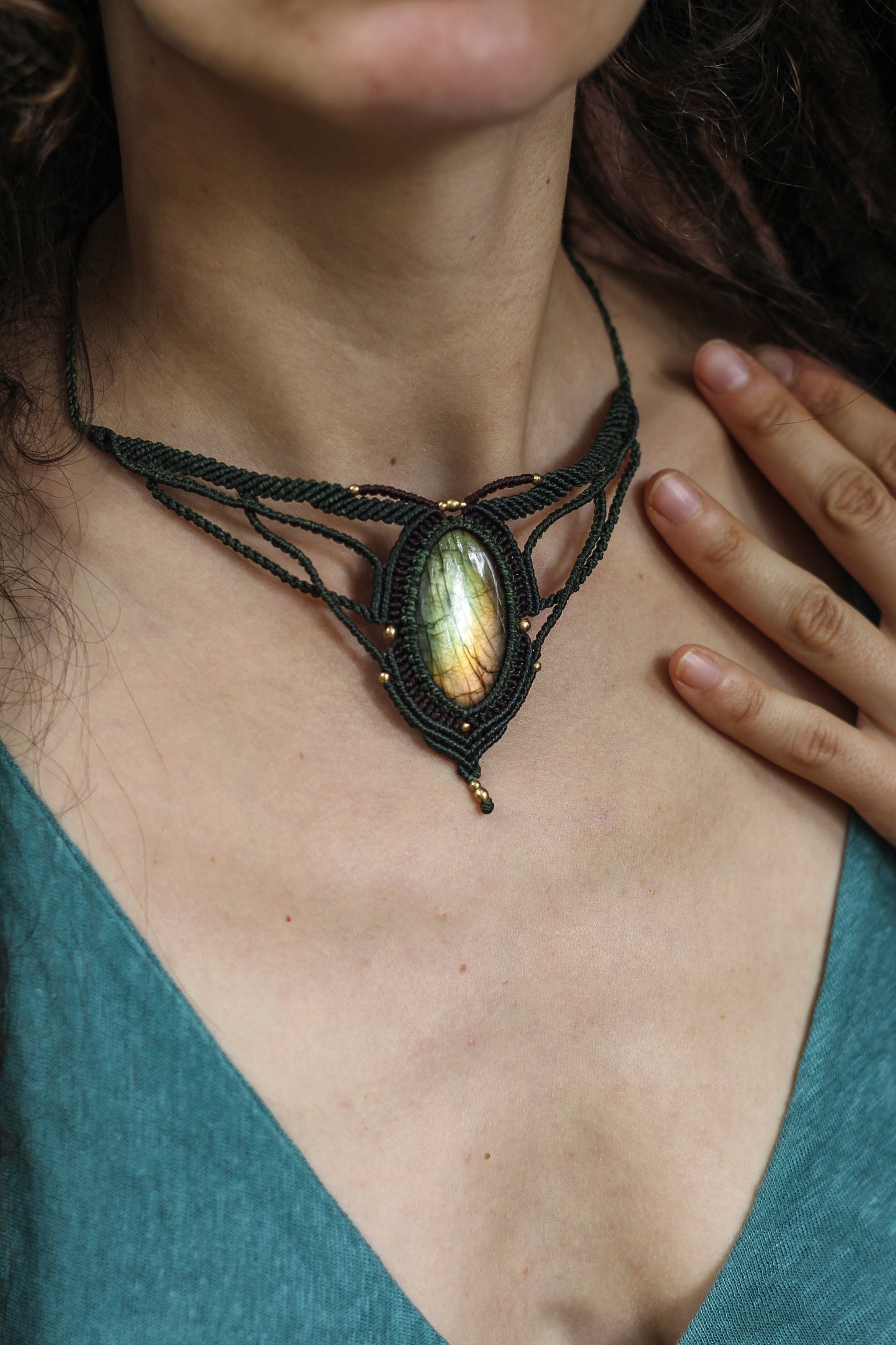 Forest Necklace | Labradorite