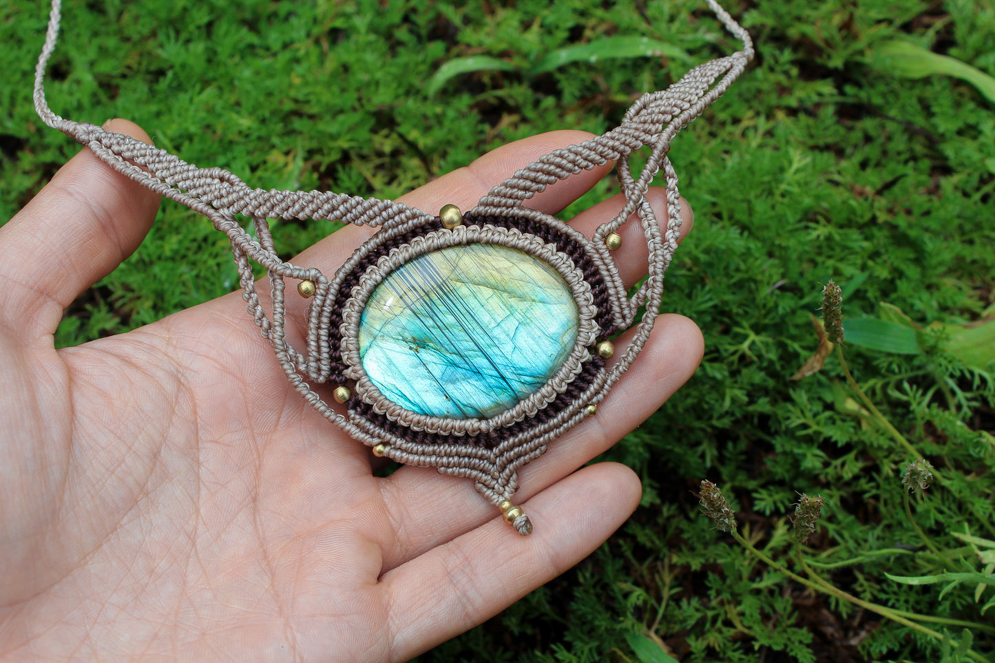 Forest Necklace | Blue labradorite