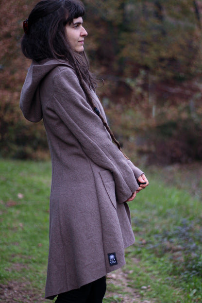 SAGE Coat | Dusty gray/pink