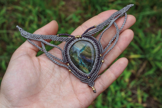 Forest Necklace | Purple labradorite