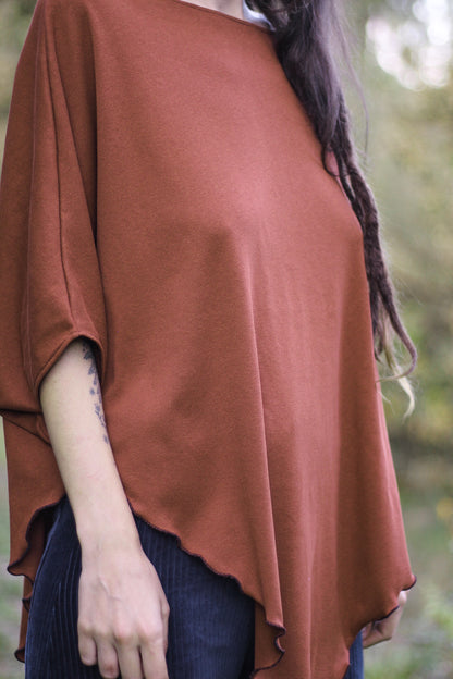 LEAF Blouse | terracota