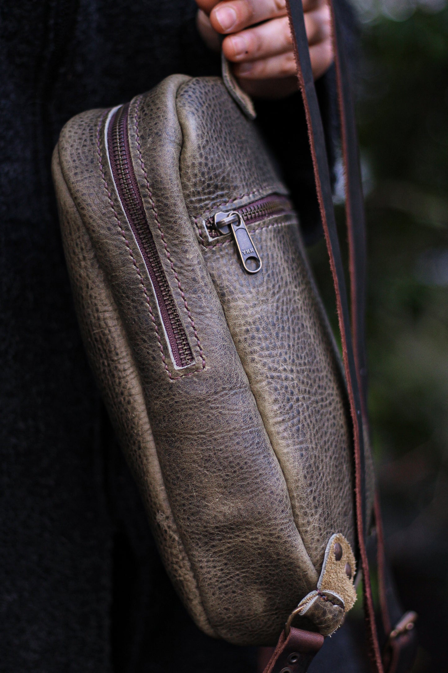 MOON BACKPACK | Green & Brown