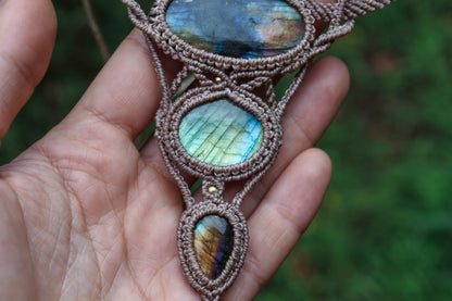 Labradorite necklace