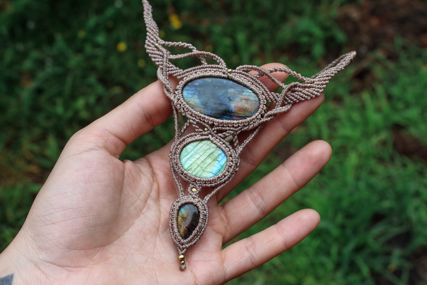 Labradorite necklace