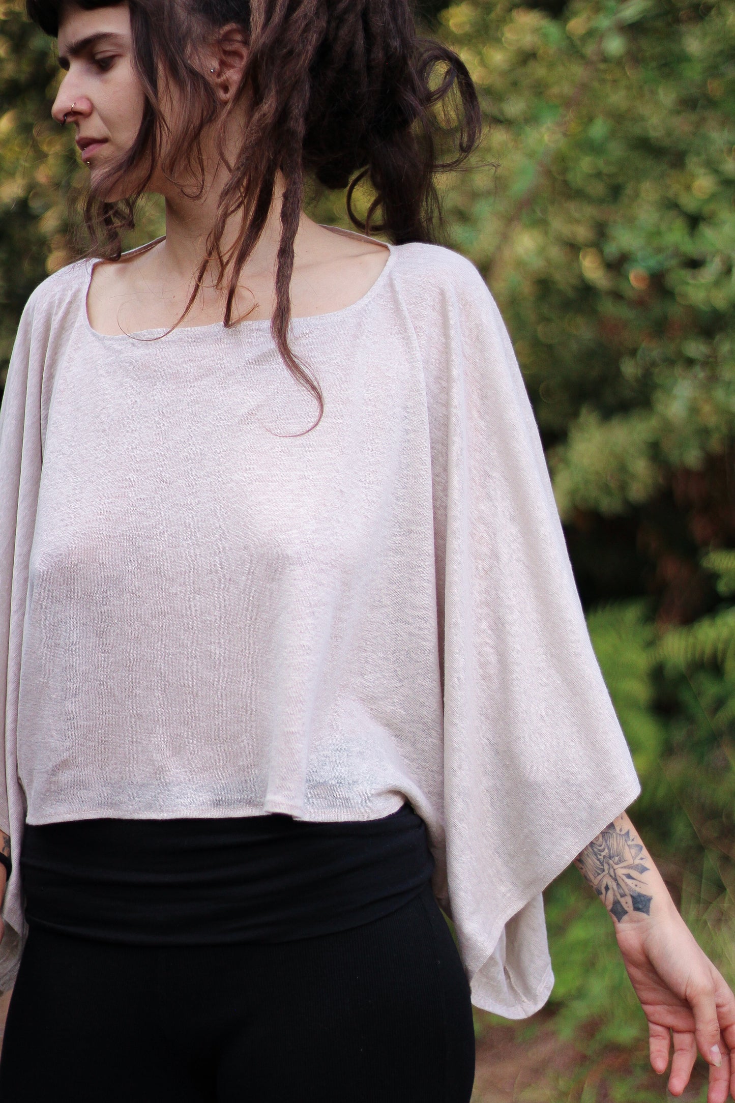 PURNA Top | linen jersey