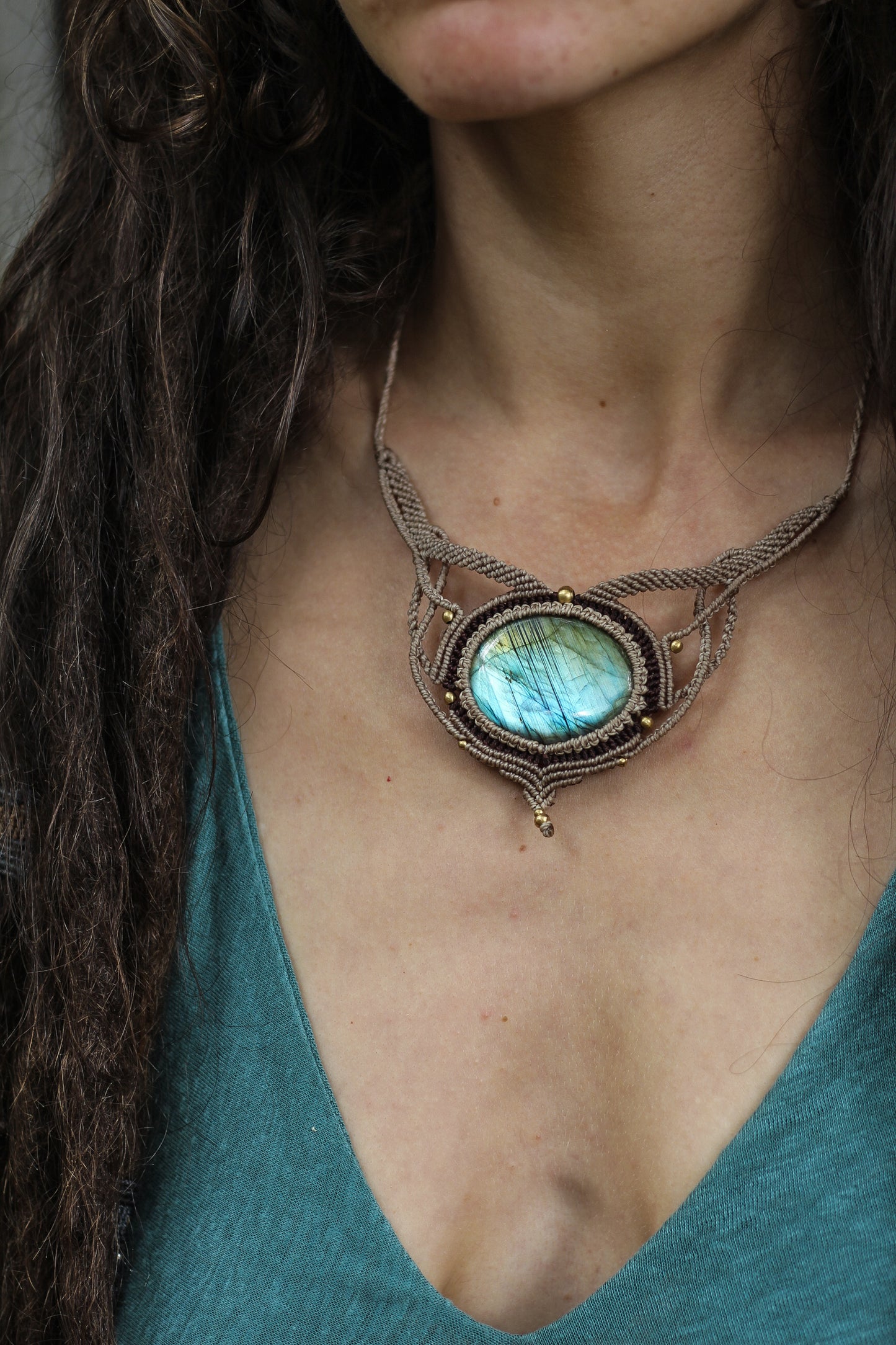 Forest Necklace | Blue labradorite